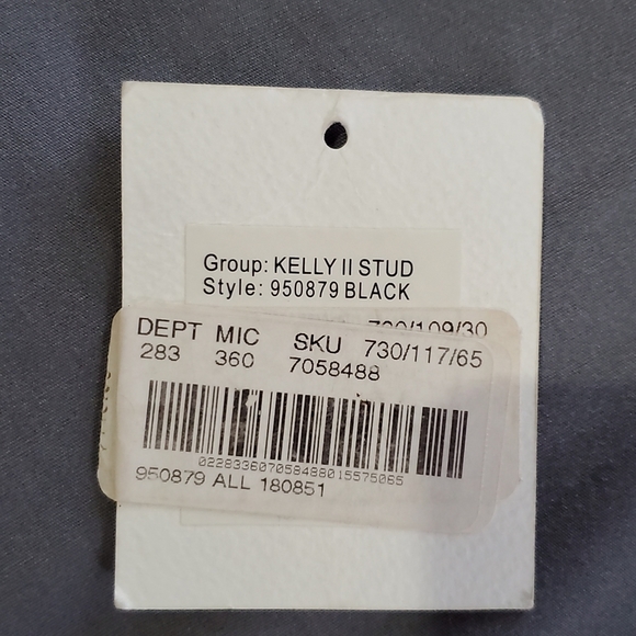 Badgley Mischka black studded purse - Picture 8 of 8